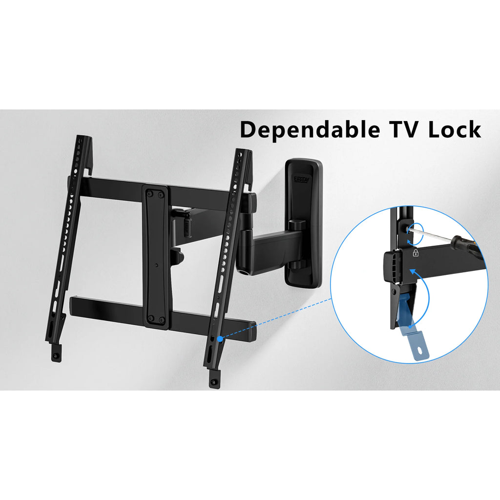 Ergoav Medium Motion TV Mount for 32" to 65" Tvs